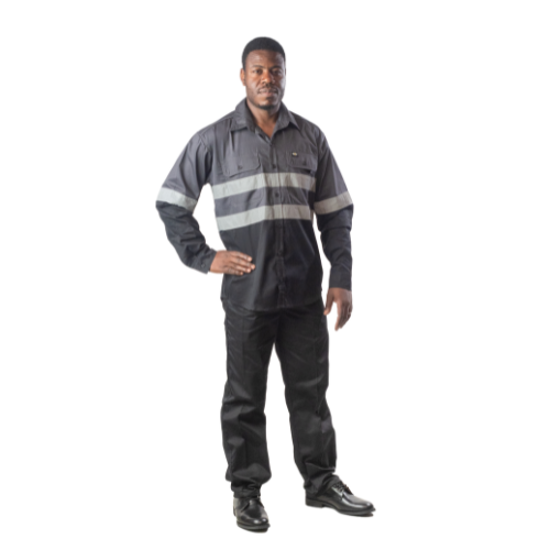 Vulcan Workwear Hi Viz 100% Cotton Vented Workshirt