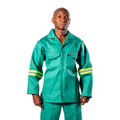 D59 Flame Fern Green with Reflective Tape Jacket