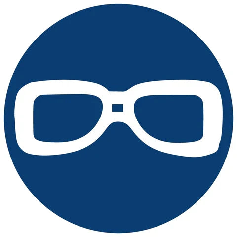 Eye Protection Shall Be Worn safety sign (MV1)