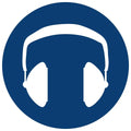 Hearing Protection Shall Be Worn safety sign (MV4)