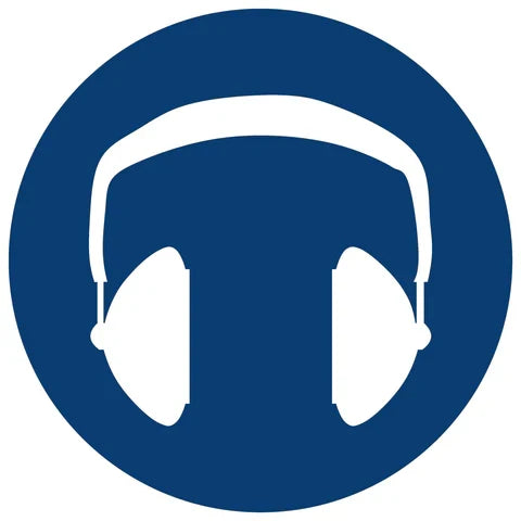 Hearing Protection Shall Be Worn safety sign (MV4)