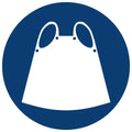 Apron Shall Be Worn safety sign (MV9)