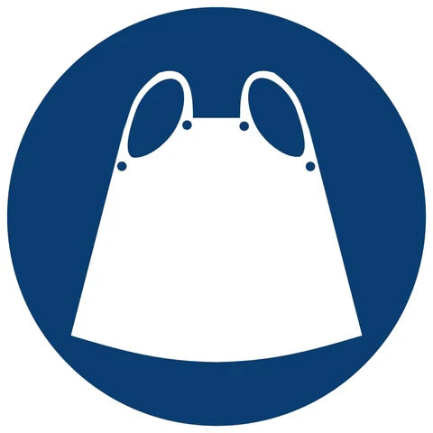 Apron Shall Be Worn safety sign (MV9)