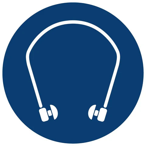 Hearing Protection Shall Be Worn safety sign (MV 19)