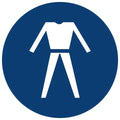 Overalls Shall Be Worn safety sign (MV 20)
