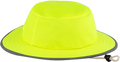 Lime hat With Reflective Tape