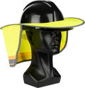 Lime Sun Protector With Ref Tape For Hard Hat