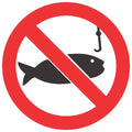 No Fishing SABS safety sign (PV25)