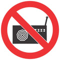 No Loud Music SABS safety sign (PV36)