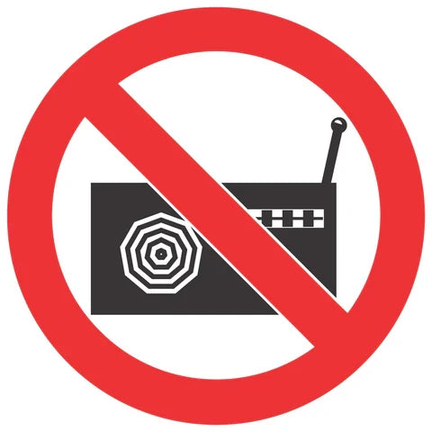 No Loud Music SABS safety sign (PV36)