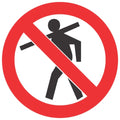 No Carrying Of Long Material SABS safety sign (PV8)
