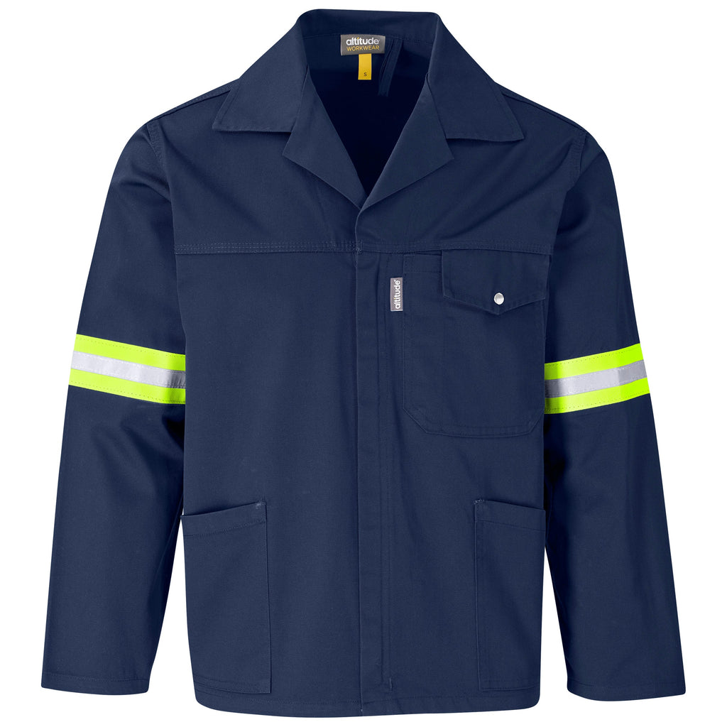 Site Premium Poly Cotton Jacket - Reflective Arms