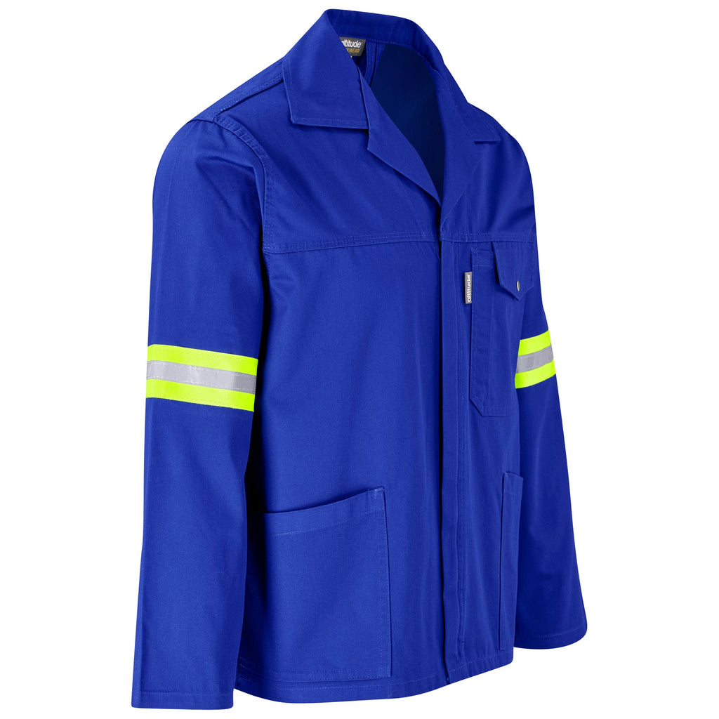 Site Premium Poly Cotton Jacket - Reflective Arms