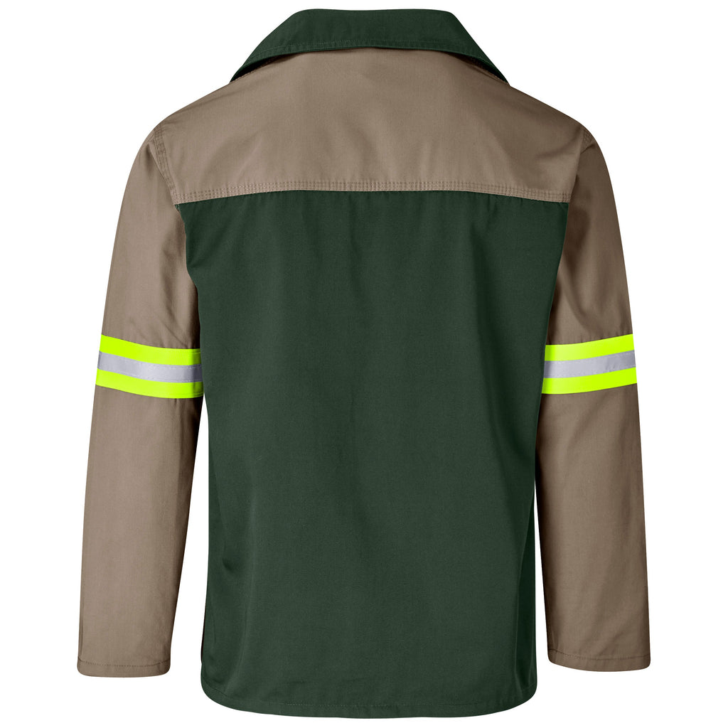 Site Premium Two-Tone Poly Cotton Jacket - Reflective Arms