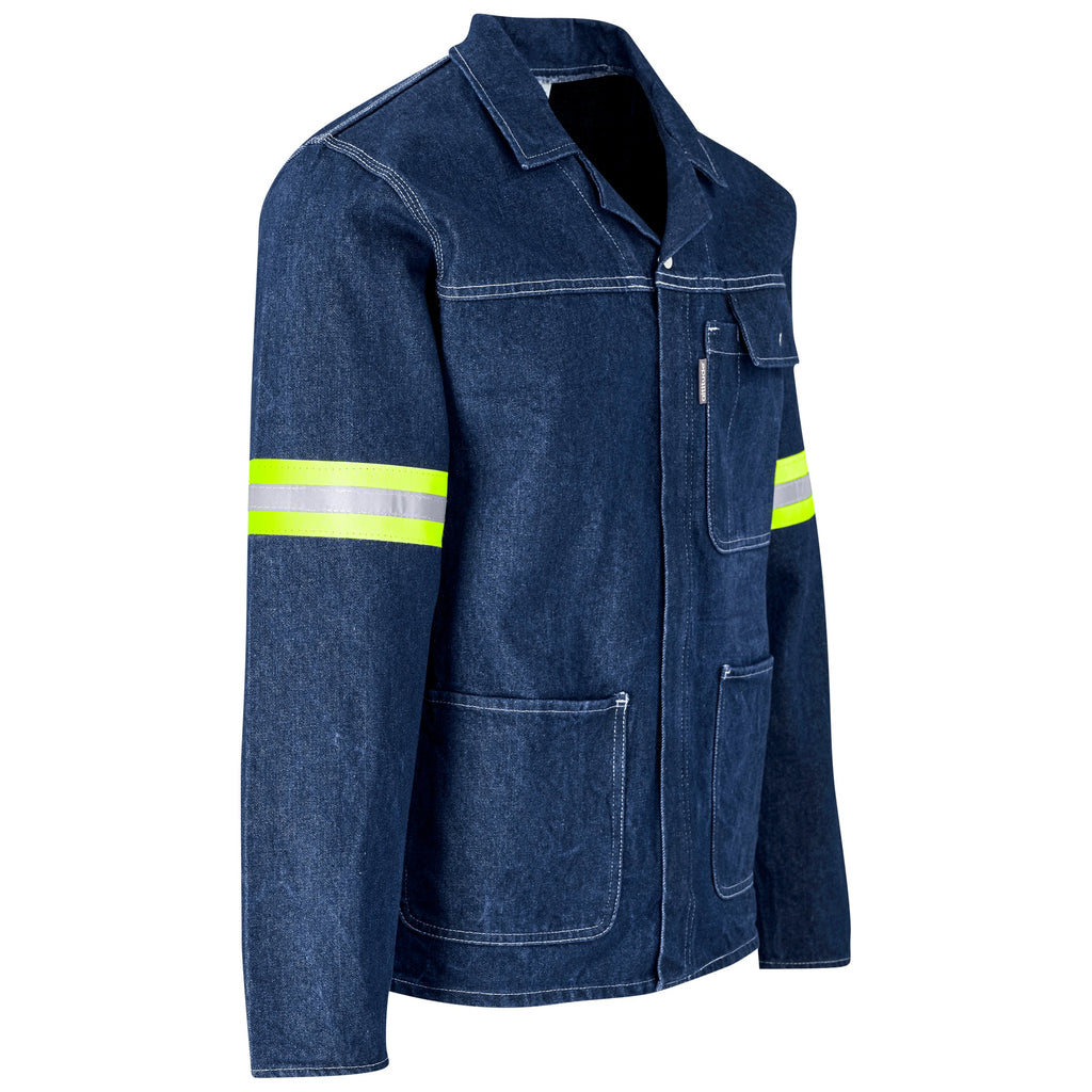 Cast Premium 100% Cotton Denim Jacket - Reflective Arms