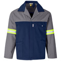 Site Premium Two-Tone Poly Cotton Jacket -Reflective Arms & Back