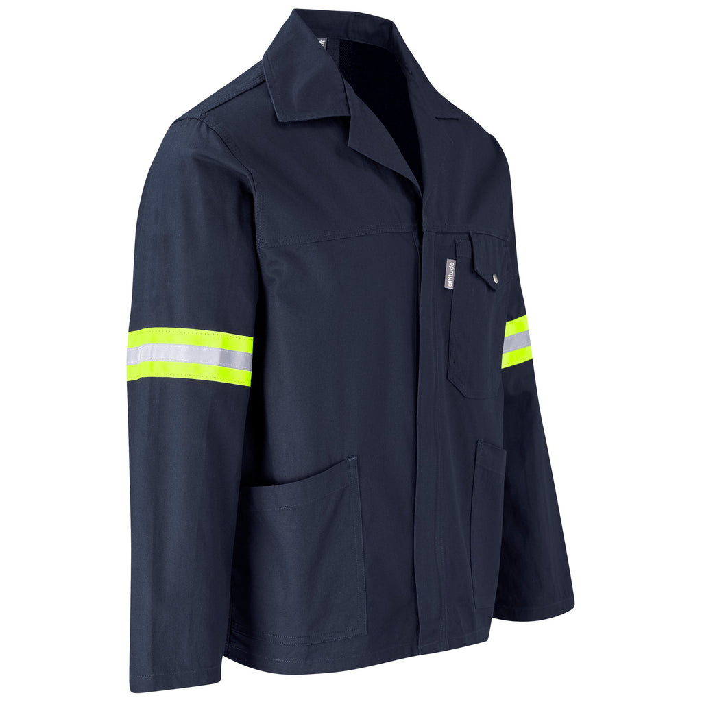 Artisan Premium 100% Cotton Jacket - Reflective Arms & Back