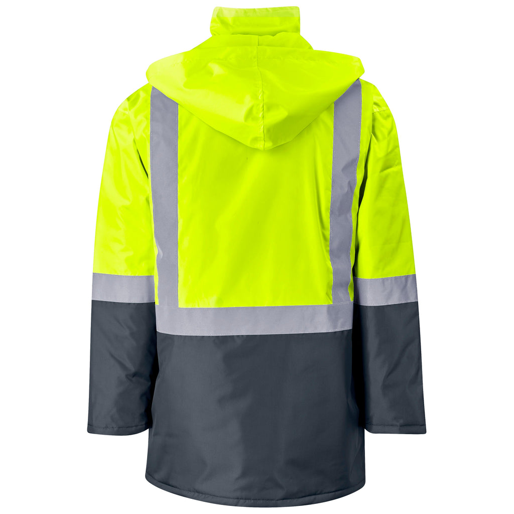 Hazard Padded Two-Tone Hi-Vis Reflective Jacket