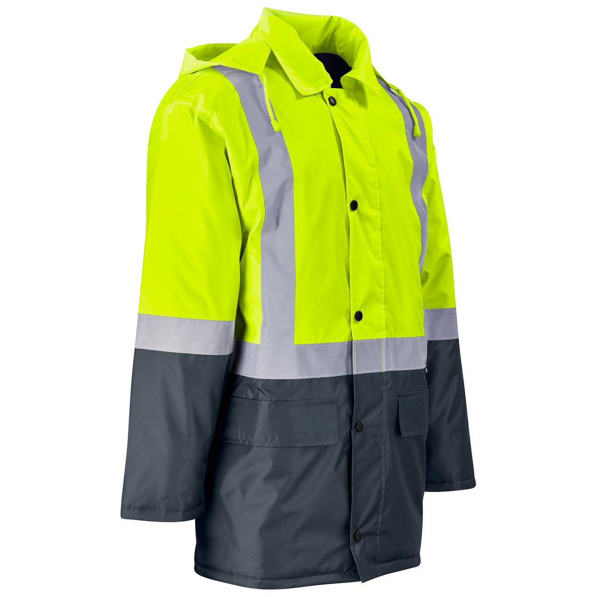 Hazard Padded Two-Tone Hi-Vis Reflective Jacket