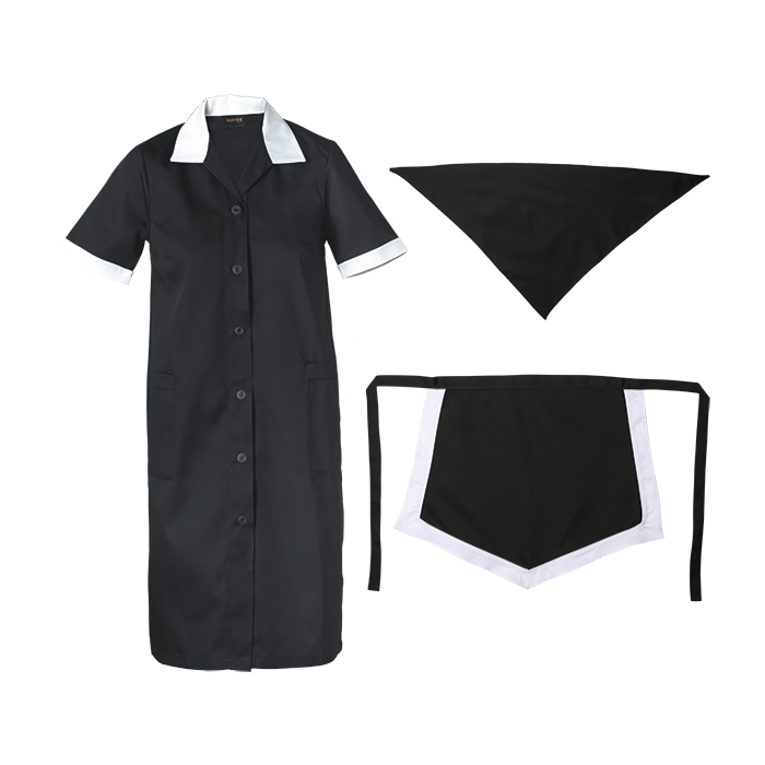 Ladies Poly Cotton 3 Piece Cleaning Set
