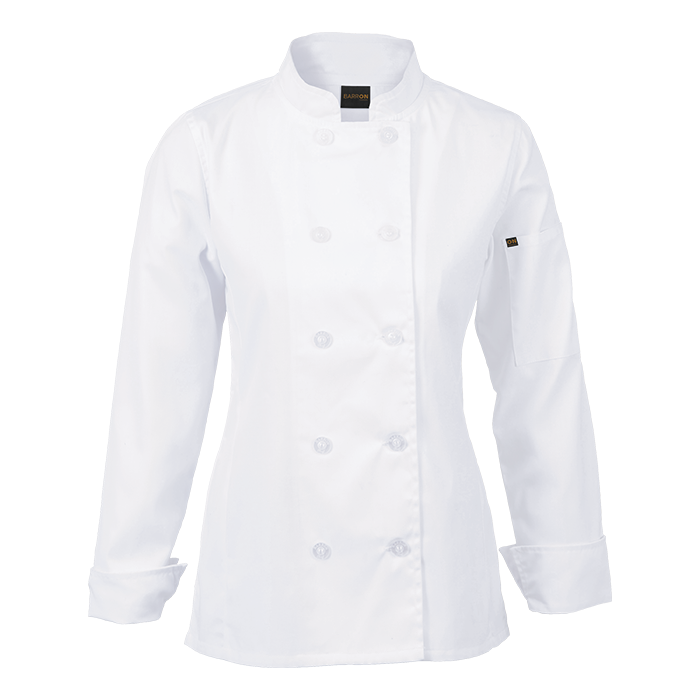 Ladies Long Sleeve Savona Chef Jacket