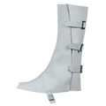 Chrome Leather Knee Spats