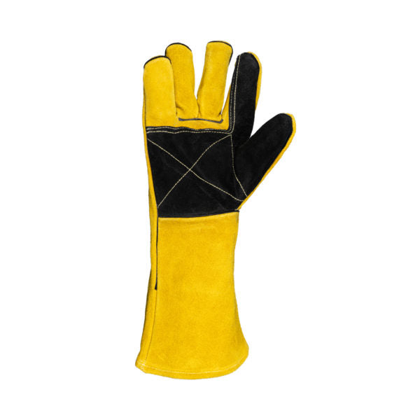 Tru Touch Yellow Lined Welders Superior Elbow Length Gloves