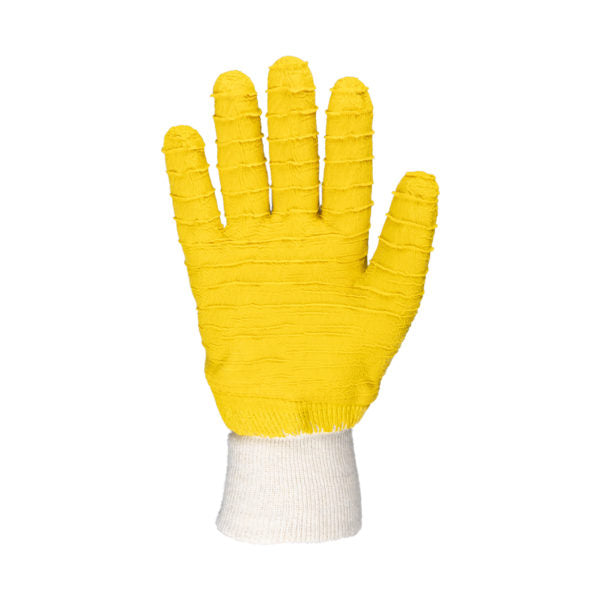 Tru Touch Yellow Comarex Knit Wrist Superior Gloves
