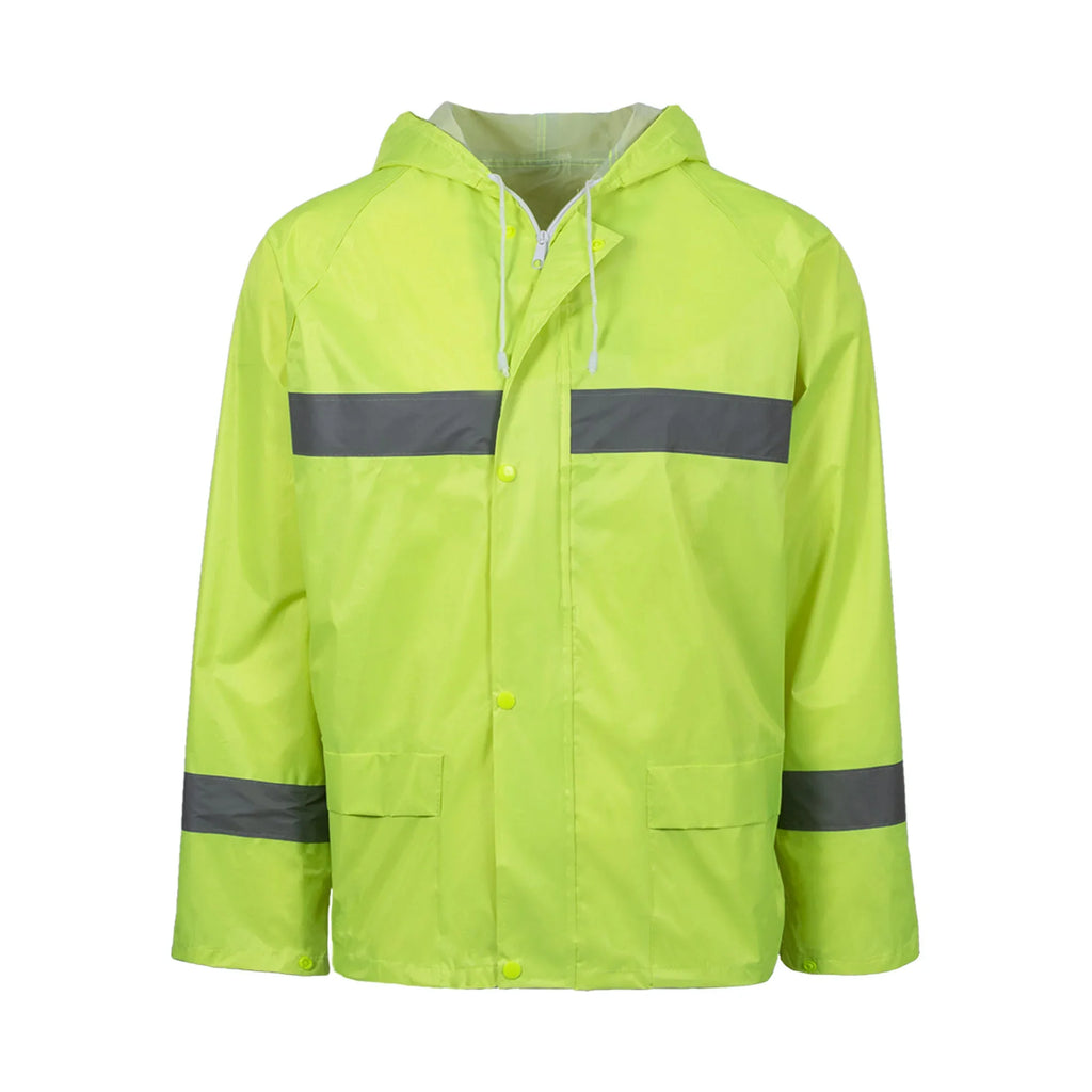 Rebel Rubberised Hi Vis Reflective Rain Suit