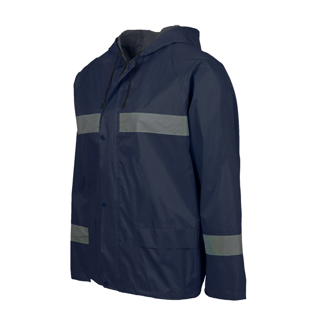 Rebel Rubberised Hi Vis Reflective Rain Suit