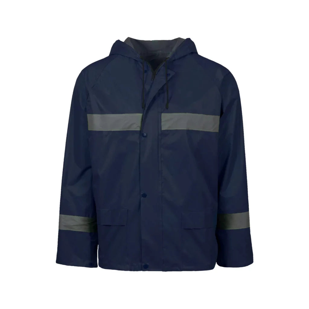 Rebel Rubberised Hi Vis Reflective Rain Suit