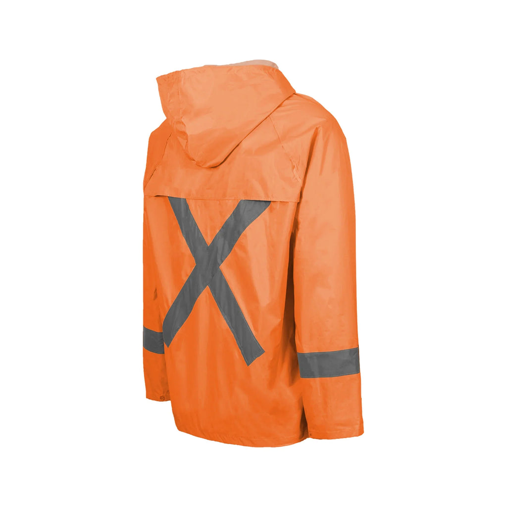 Rebel Rubberised Hi Vis Reflective Rain Suit