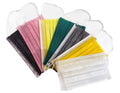 Adult 3 Ply Coloured Disposable Mask - 50 pcs per box