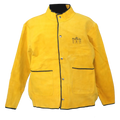 Yellow Suede Leather Welding Jacket