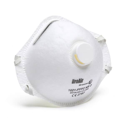 Valved Disposable Moulded FFP2 Mask – 1021 (12pp)
