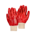 REBEL Tru Touch Red PVC Heavy Duty Gloves – Rough Palm