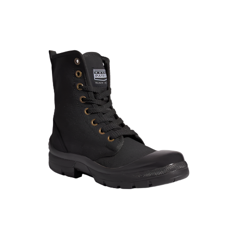 Patriot Black Canvas Boot