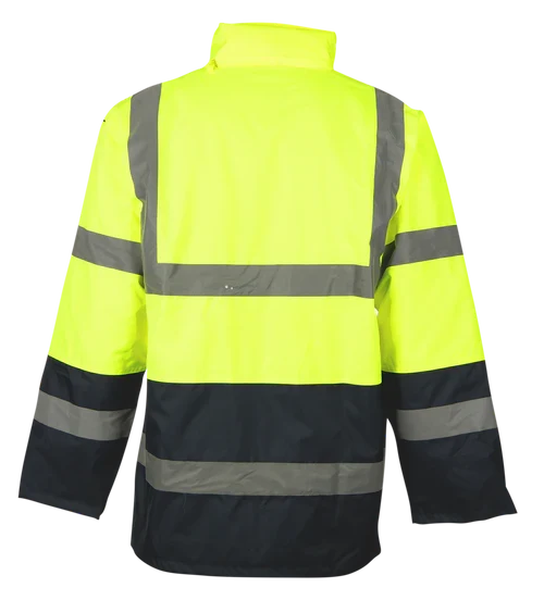 High Visibility Two Tone Freezer Traffic Jacket
