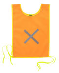 Orange Reflective Mesh Maxi Bib