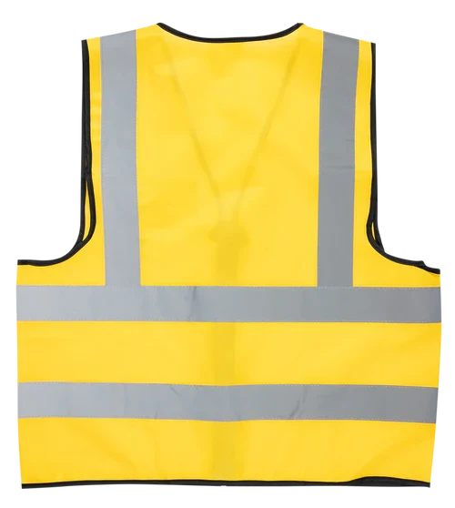 Pioneer®Yellow Reflective Vest With Zip & Id Pouch