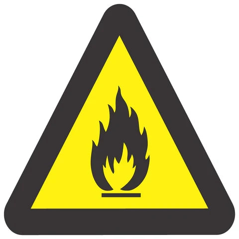 Beware Of Fire Hazard SABS safety sign (WW2)