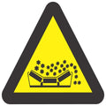 Beware Of Material Falling From Moving Conveyor Belt safety signs (WW21)
