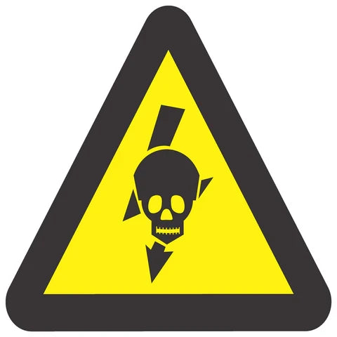 Beware Of Exposed Live High Voltage Equipment safety sign (WW23)