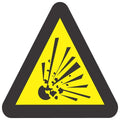 Beware Of Explosion Hazard SABS safety sign (WW3)