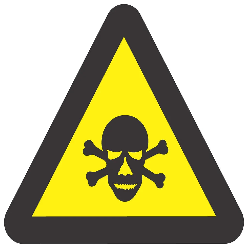 Beware Of Poisonous Substances SABS safety sign (WW5)