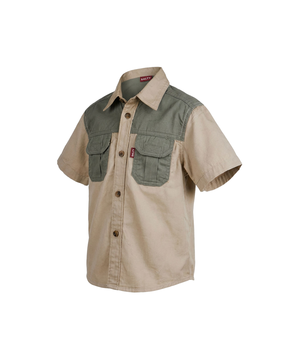 Meerkat Kid's Two Tone Bush Shirt