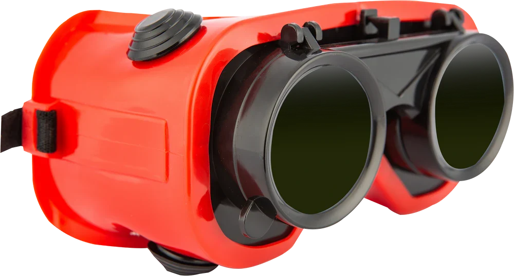 Brazing/Gas Cutting Welding Goggles - Red Frame