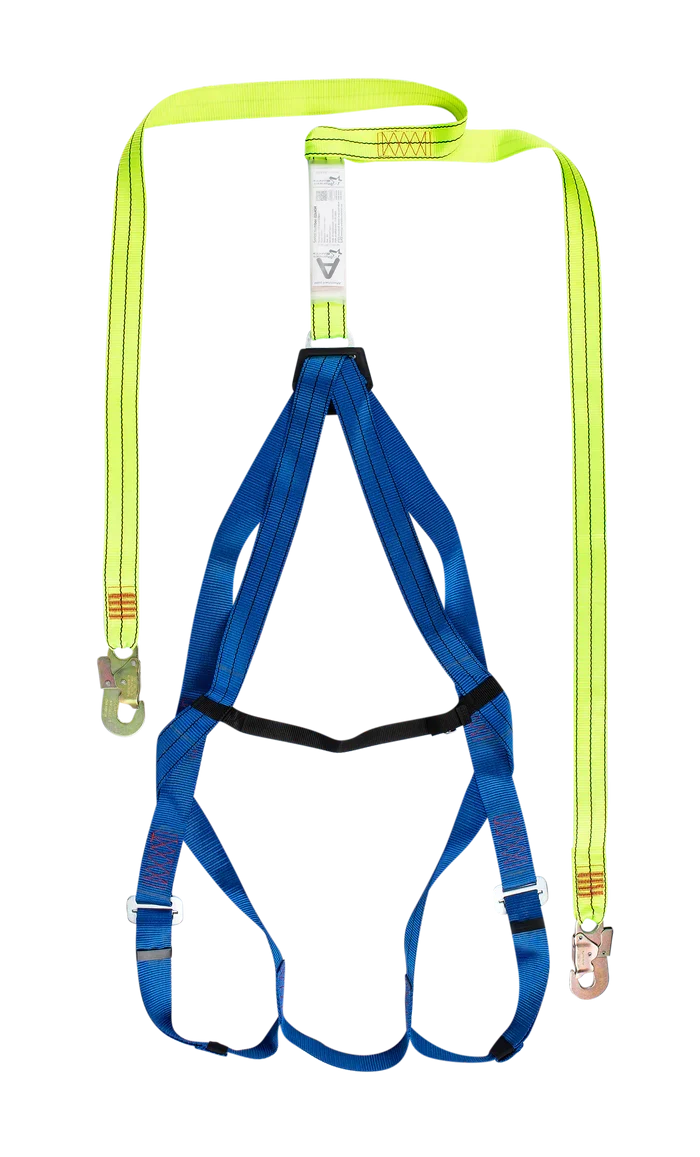 Pioneer Safety Harnesses With Single Lanyard & Snap Hooks