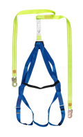 Pioneer Safety Harnesses With Double Lanyard & Snap Hooks With Belt