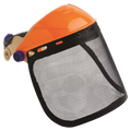 Face Shield With Metal Mesh Visor